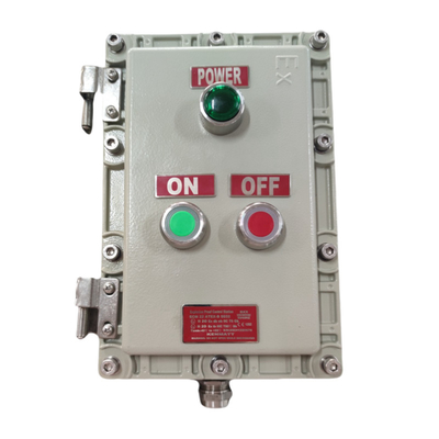 10mm dày chống nổ chống cháy hộp điều khiển Sation IP66 chống ăn mòn tùy chỉnh cáp đầu vào độ tin cậy cao cho sân bay khí Staion ZONE1