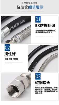 ATEX chứng nhận ống dẫn chống nổ chống ăn mòn và kháng hóa chất cho môi trường nguy hiểm