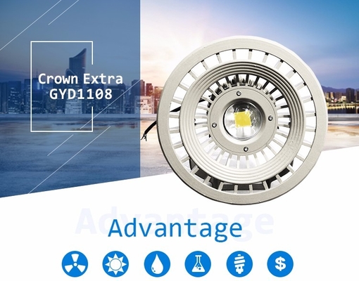 AC100-277V Điện áp đầu vào chống nổ đèn LED High Bay Lights Bộ chứa nhôm cho ánh sáng kho