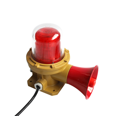 Các tín hiệu cảnh báo khí quyển nổ Đèn đèn bên trong màu vàng cho đèn báo động chống nổ lâu dài