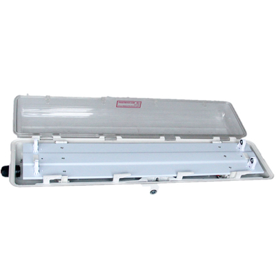 IP66 WF2 Đèn huỳnh quang chống nổ cho khu vực nguy hiểm toàn bộ nhựa GRP 2 * 18w / 2 * 36w
