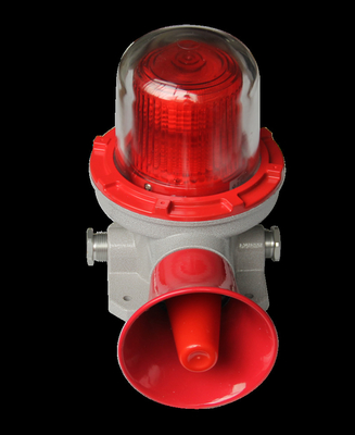 Phân khúc 1 đèn báo động chống nổ với phạm vi decibel 120-180DB và thời gian khởi động khẩn cấp 0,3s