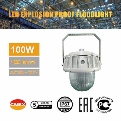 Đèn chiếu sáng khu vực nguy hiểm Hợp kim nhôm IP66 50-100W LED hiệu suất cao