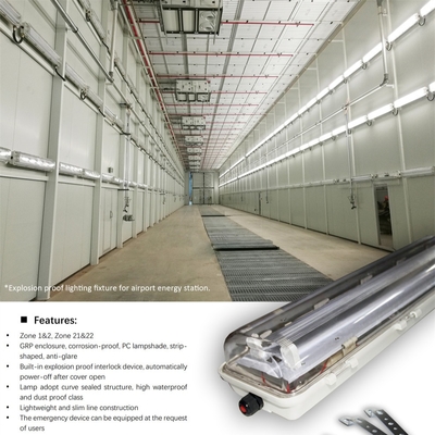 Đèn huỳnh quang chống cháy nổ IP66 với ATEX/IECEx | Gắn trần, tường & thả cho các địa điểm nguy hiểm