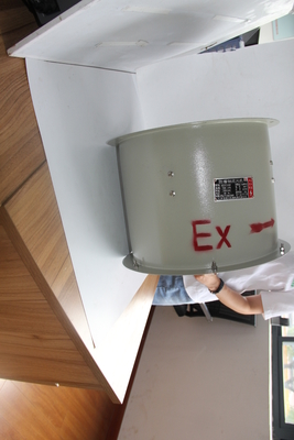 ATEX chứng nhận Ventilator trục chống nổ. Ventilation công nghiệp tiết kiệm năng lượng cho dầu, khí, khu vực hóa học.