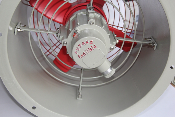 ATEX chứng nhận Ventilator trục chống nổ. Ventilation công nghiệp tiết kiệm năng lượng cho dầu, khí, khu vực hóa học.