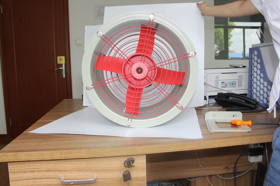 ATEX chứng nhận Ventilator trục chống nổ. Ventilation công nghiệp tiết kiệm năng lượng cho dầu, khí, khu vực hóa học.