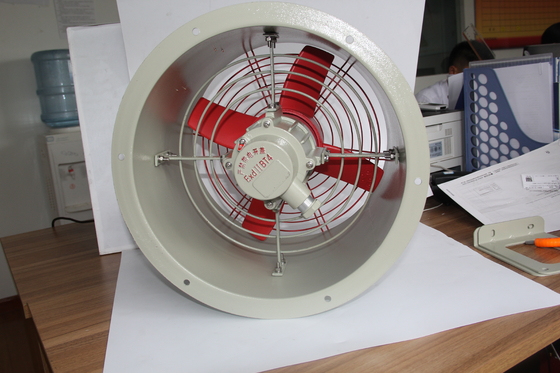 ATEX chứng nhận Ventilator trục chống nổ. Ventilation công nghiệp tiết kiệm năng lượng cho dầu, khí, khu vực hóa học.