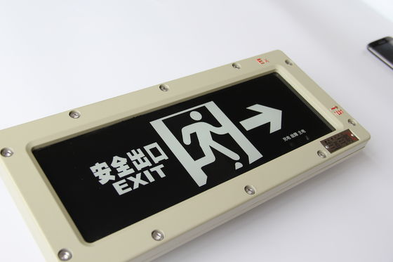 Đèn chỉ dẫn lối thoát LED chống cháy nổ được chứng nhận ATEX CE IP66, 5700KCCT, 3W, Nguồn sáng LED độ sáng cao cho Nhà máy hóa chất và Trạm xăng