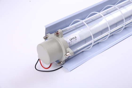 Đối với Môi trường Ẩm ướt Vùng 21 và 22 Chống ăn mòn Ex Db Eb IIC T6 Gb, Ex Tb IIIC T80°C Db Đèn LED tuyến tính chống cháy nổ ATEX bền bỉ 100lm/w IP66