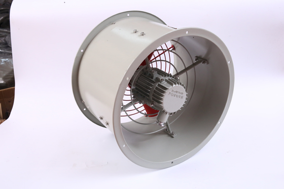 Quạt hướng trục ATEX BAF 250-750W IP54 được xếp hạng cho Kho hóa chất 4687 M3/phút Thông gió chống cháy nổ CFM 2273-18250m3/h Nhãn hiệu Ex Ex Db IIB