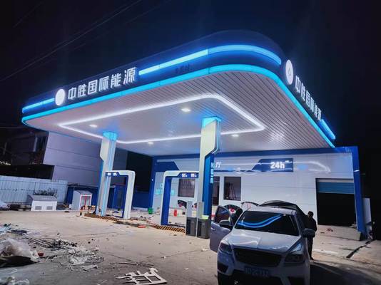 ATEX 18 * 18 inch hình vuông chống nổ đèn 100w 130lm / w Đèn trạm xăng Với bảo hành năm năm