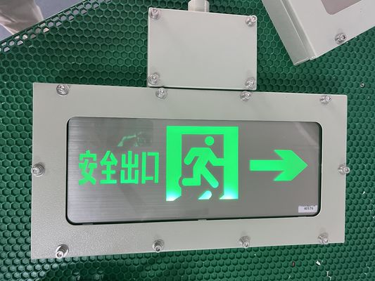 220V 3W Led Explosion Proof 5000 Hours Exit Sign Light 4J Impact Resistance Explosion Proof Exit Light