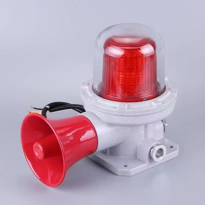 Đèn báo động bằng âm thanh và hình ảnh chống cháy nổ bằng đèn LED dành cho môi trường công nghiệp, tần số nhấp nháy 150 lần/phút