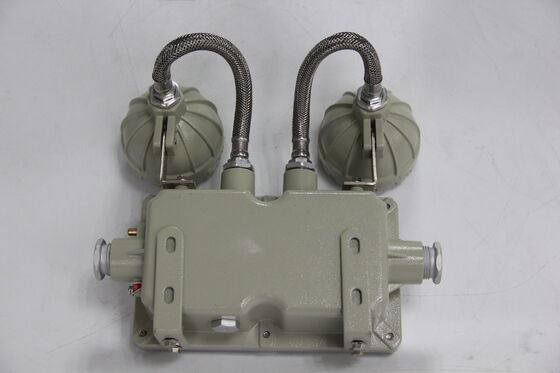 Đèn thoát hiểm LED khẩn cấp bằng hợp kim nhôm, kính cường lực, sạc lại được, 220v, IP66, thời gian chiếu sáng 3 giờ