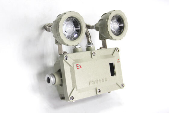 ATEX Explosion-proof LED Emergency Light 220VAC 50HZ 24VDC IP66 Explosion-proof Lamp Double Head