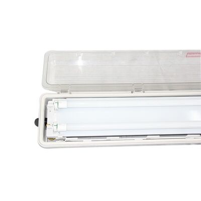 Ánh sáng huỳnh quang chống nổ GRP bằng nhựa hoàn toàn có mức bảo vệ IP66 WF2 và góc chùm quang rộng 120 đến 140 độ để đảm bảo an toàn
