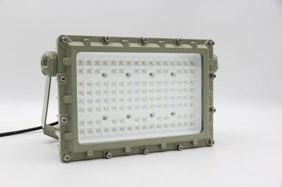 IP66 Đèn chống cháy công nghiệp,ATEX 50-240W, 140lm/W Hiệu quả chiếu sáng IECEx Khu vực 1 & 2 Chứng nhận, Bảo hành dịch vụ 5 năm