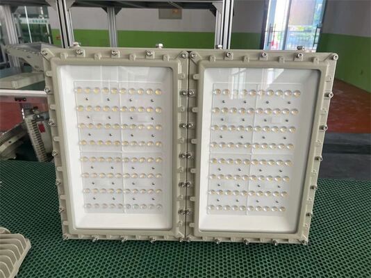 IP66 Đèn chống cháy công nghiệp,ATEX 50-240W, 140lm/W Hiệu quả chiếu sáng IECEx Khu vực 1 & 2 Chứng nhận, Bảo hành dịch vụ 5 năm