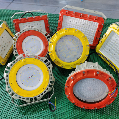 Đèn LED High Bay IP66 ngoài trời Chống cháy nổ được chứng nhận cho các khu vực làm việc nguy hiểm Mỏ than Khí tự nhiên Dầu Tiết kiệm năng lượng Bền bỉ