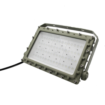 Ánh sáng ngành công nghiệp hóa học Ip66 Đèn chống nổ Led 50w 100w 150w 200w Đèn chống phun nước