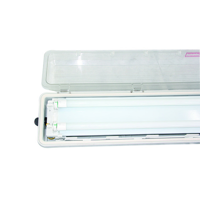 ATEX 1200mm chiều dài 2 * 18w ống kép chống nổ dẫn ánh sáng tuyến tính cho Khu vực 1 và 2, Khu vực 21 và 22