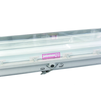 ATEX 1200mm chiều dài 2 * 18w ống kép chống nổ dẫn ánh sáng tuyến tính cho Khu vực 1 và 2, Khu vực 21 và 22