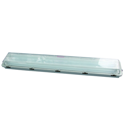 IP66 9-54w Đèn huỳnh quang chống nổ Vật liệu GRP 100ml / w Hiệu quả 5 năm Bảo hành